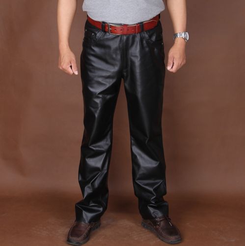 Pantalon cuir homme droit pour automne - Ref 1485918