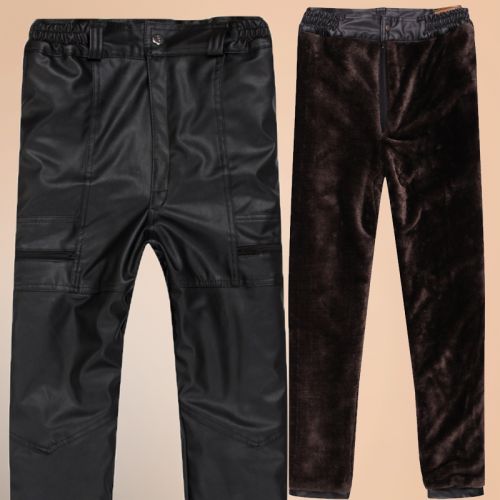Pantalon cuir homme droit pour grands chantiers hiver - Ref 1485926