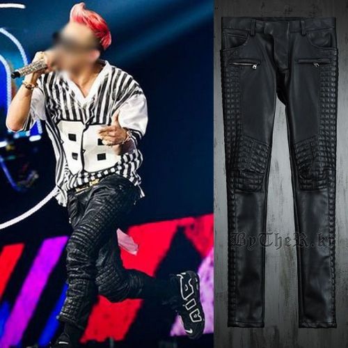 Pantalon cuir homme pantalons fuselés pour jeunesse hiver - Ref 1485965