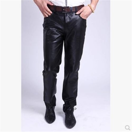 Pantalon cuir homme droit pour hiver - Ref 1486014