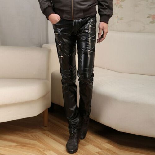 Pantalon cuir homme droit pour adolescent hiver - Ref 1486023
