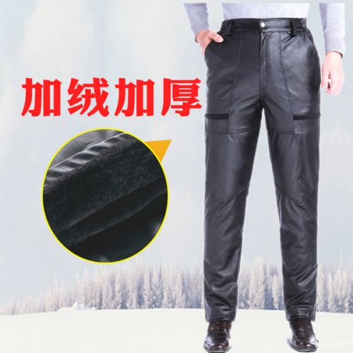 Pantalon cuir homme pour personne âgée hiver - Ref 1486044