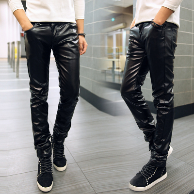 Pantalon cuir homme serré pour adolescent hiver - Ref 1486209