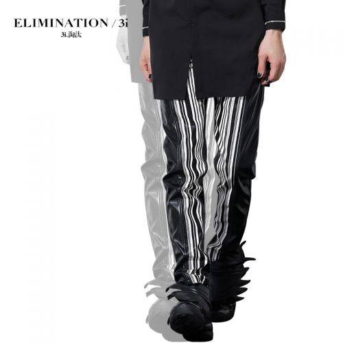 Pantalon cuir homme serré pour jeunesse 3I hiver - Ref 1486306