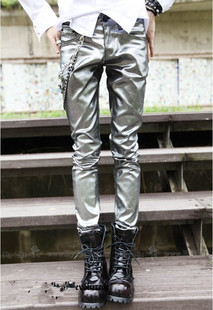 Pantalon cuir homme serré pour jeunesse - Ref 1486361