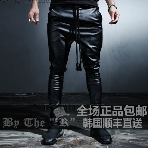 Pantalon cuir homme serré pour jeunesse - Ref 1486523