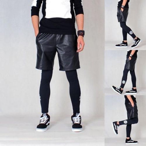 Pantalon cuir homme droit pour adolescent printemps - Ref 1486645