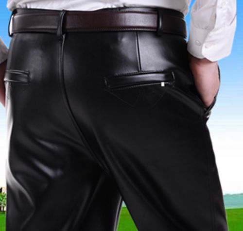 Pantalon cuir homme droit pour automne - Ref 1486712
