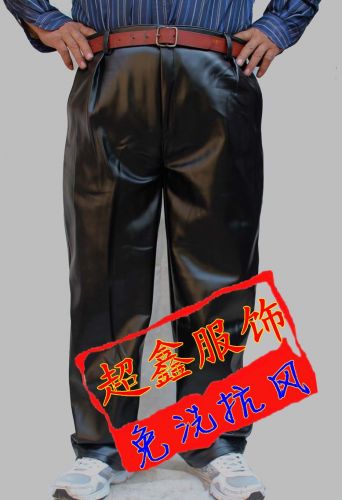 Pantalon cuir homme CKAVOT pour hiver - Ref 1486762