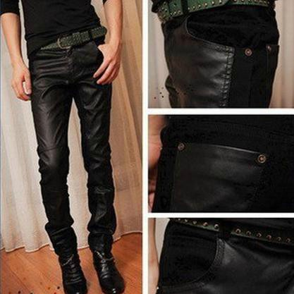Pantalon cuir homme pour adolescent hiver - Ref 1486879