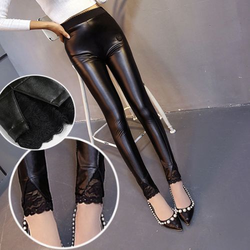 Pantalon cuir homme serré pour jeunesse PU automne - Ref 1487466