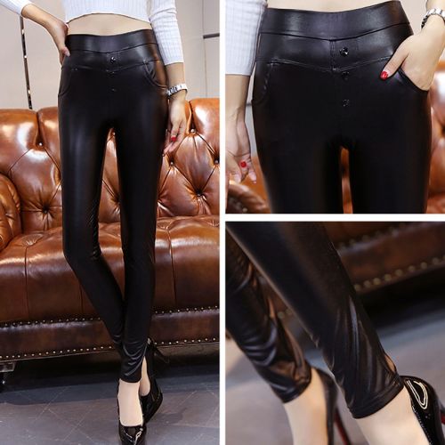 Pantalon cuir homme serré pour jeunesse PU automne - Ref 1487469