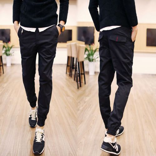 Pantalon cuir homme pantalons fuselés pour jeunesse automne - Ref 1487478