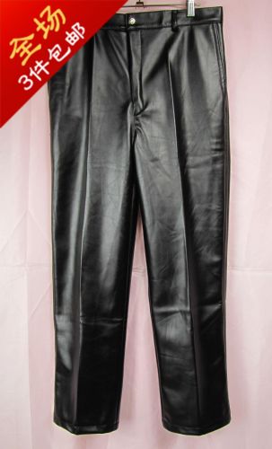 Pantalon cuir homme droit pour automne - Ref 1487483