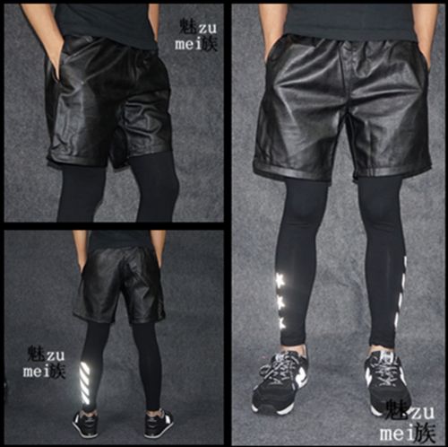 Pantalon cuir homme droit pour adolescent 3I été - Ref 1487515
