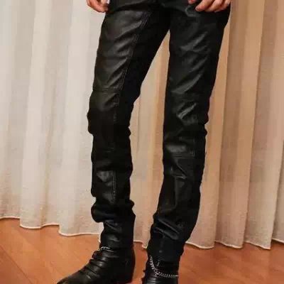 Pantalon cuir homme - Ref 1487522