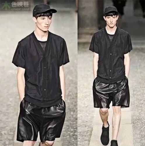 Pantalon cuir homme droit pour adolescent été - Ref 1487523
