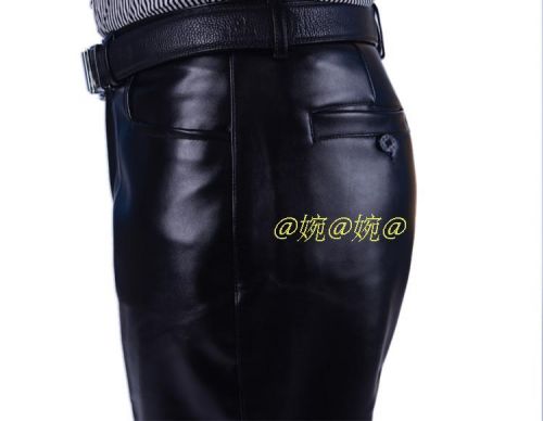 Pantalon cuir homme droit pour hiver - Ref 1487525