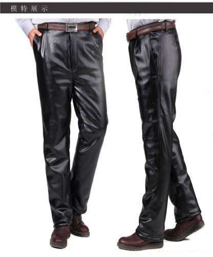 Pantalon cuir homme CKAVOT pour hiver - Ref 1487608