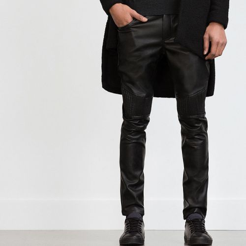Pantalon cuir homme serré - Ref 1487623