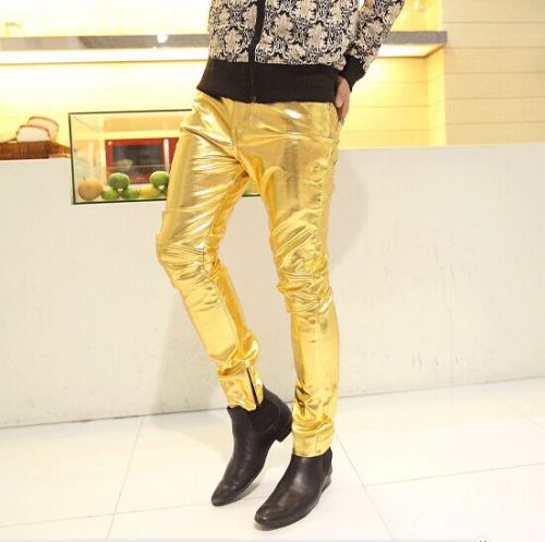 Pantalon cuir homme serré pour adolescent - Ref 1487788
