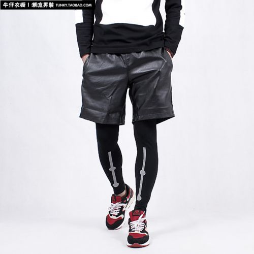 Pantalon cuir homme droit pour jeunesse automne - Ref 1487830