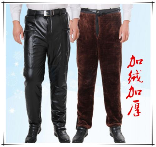 Pantalon cuir homme droit pour hiver - Ref 1487854