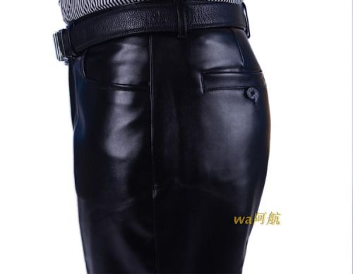 Pantalon cuir homme droit pour hiver - Ref 1487873