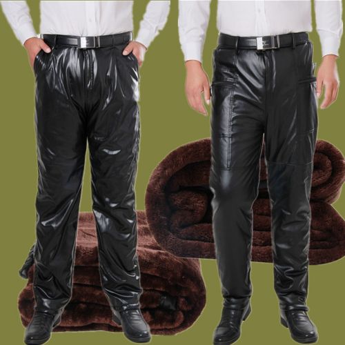 Pantalon cuir homme droit pour automne - Ref 1487884