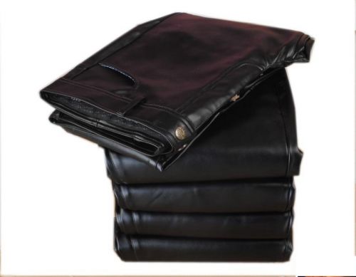Pantalon cuir homme serré pour adolescent automne - Ref 1487951
