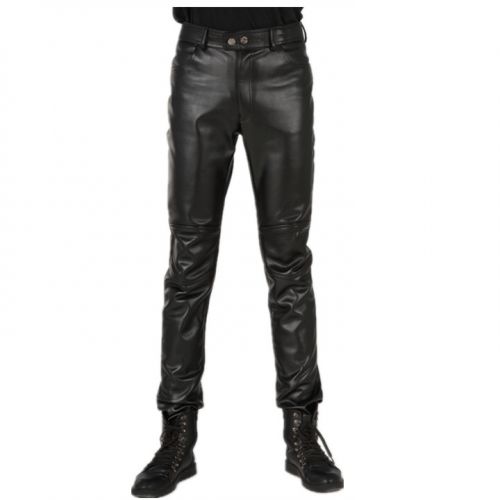 Pantalon cuir homme serré pour adolescent hiver - Ref 1487975