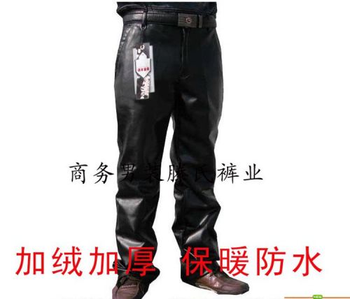 Pantalon cuir homme droit pour hiver - Ref 1487977