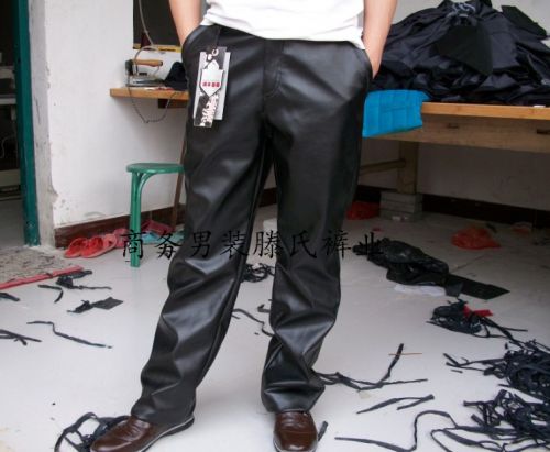 Pantalon cuir homme droit pour hiver - Ref 1487978