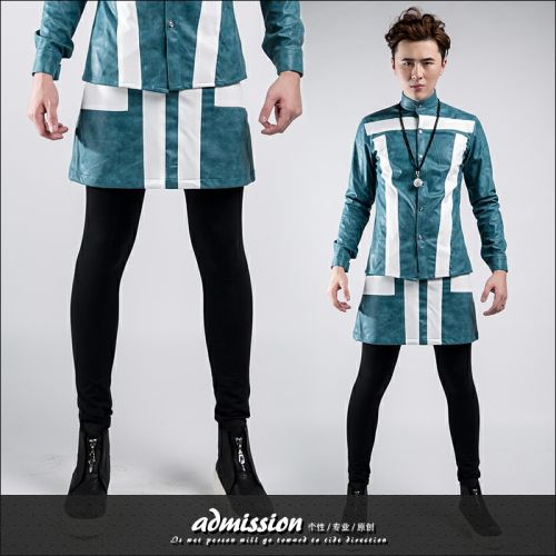 Pantalon cuir homme serré pour jeunesse été - Ref 1488164