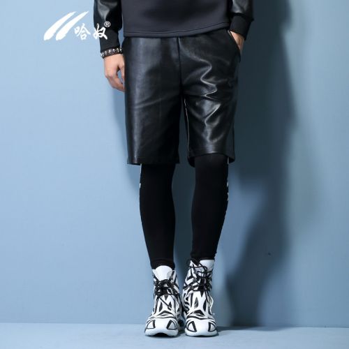 Pantalon cuir homme droit pour jeunesse HELLO printemps - Ref 1488191