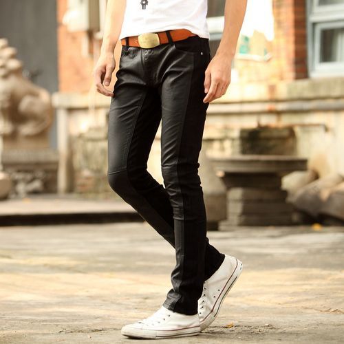 Pantalon cuir homme - Ref 1488194