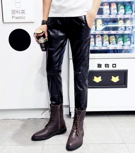 Pantalon cuir homme serré pour adolescent hiver - Ref 1488201