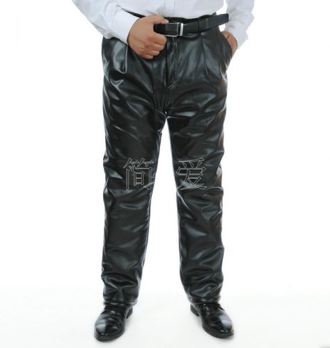 Pantalon cuir homme PU pour hiver - Ref 1488229