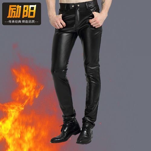 Pantalon cuir homme serré pour adolescent PU automne - Ref 1488310