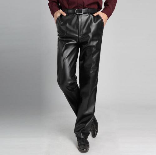 Pantalon cuir homme droit pour automne - Ref 1488330