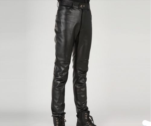 Pantalon cuir homme pantalons fuselés pour jeunesse printemps - Ref 1488348