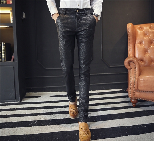 Pantalon cuir homme pantalons fuselés pour adolescent hiver - Ref 1488397