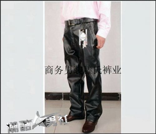 Pantalon cuir homme droit pour hiver - Ref 1488416