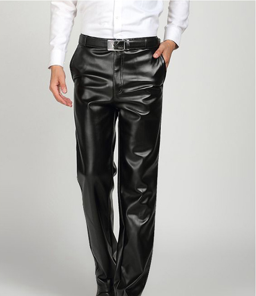 Pantalon cuir homme droit pour hiver - Ref 1488577