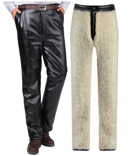 Pantalon cuir homme CKAVOT pour hiver - Ref 1488585