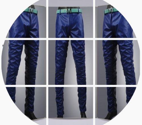 Pantalon cuir homme serré pour jeunesse hiver - Ref 1488614