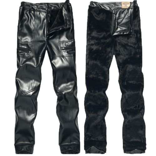 Pantalon cuir homme droit pour hiver - Ref 1488651