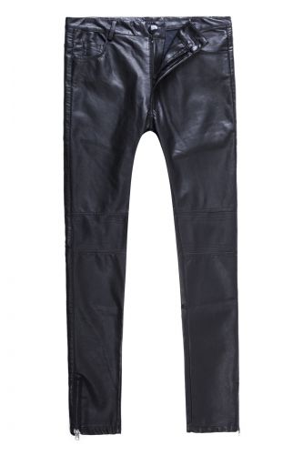 Pantalon cuir homme serré pour adolescent hiver - Ref 1488898