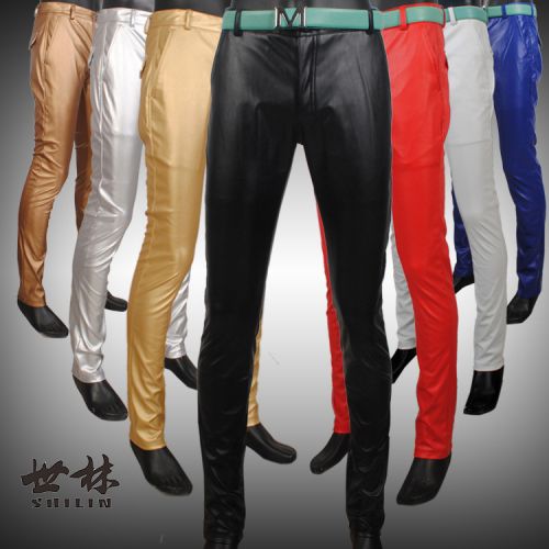 Pantalon cuir homme pour jeunesse PU automne - Ref 1488907