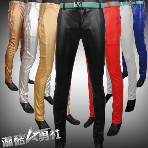 Pantalon cuir homme serré pour adolescent hiver - Ref 1488941